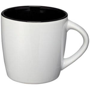 Aztec 340 ml Keramiktasse - weiss / schwarz
