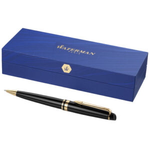 Waterman Expert Kugelschreiber (blaue Mine) - schwarz / gold