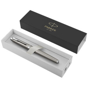 Parker IM Tintenroller (schwarze Mine) - silber
