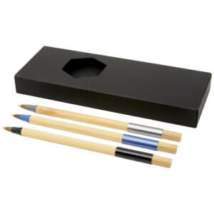Kerf Bambus-Stiftset 3-teilig - schwarz / natur