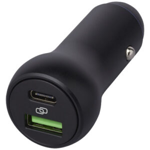 Pilot duales 55W USB-C/USB-A Autoladegerät - schwarz