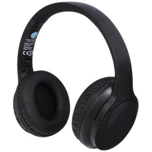 Loop Bluetooth®-Kopfhörer aus recyceltem Kunststoff - schwarz