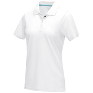 Graphite Poloshirt aus Bio-Baumwolle für Damen - weiss, 2XL
