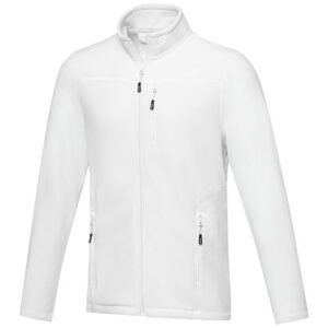 Amber GRS recycelte Fleecejacke für Herren - weiss, 3XL