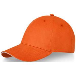 Darton Sandwich Kappe mit 6 Segmenten - orange