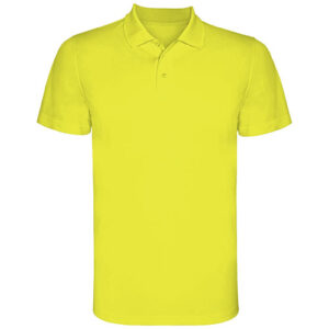 Monzha Sport Poloshirt für Herren - Fluorgelb, 3XL