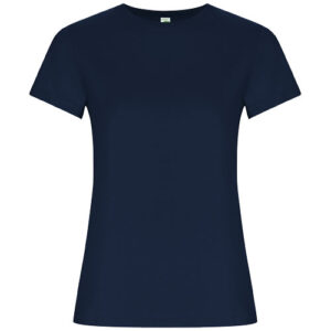 Golden T-Shirt für Damen - Marineblau, 2XL