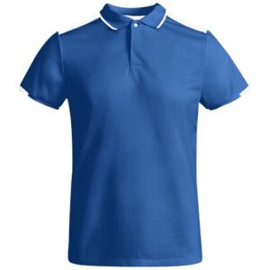 Tamil Sport Poloshirt für Herren - royalblau / weiss, 3XL