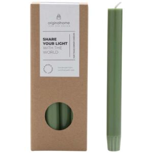 Originalhome Matcha Dinner Kerze - heather grün
