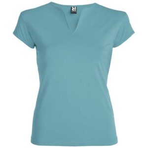 Belice T-Shirt für Damen - Staubiges Blau, 3XL