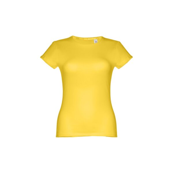 THC SOFIA. Tailliertes Damen-T-Shirt - gelb, XXL
