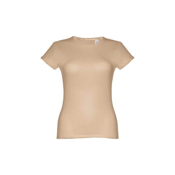 THC SOFIA. Tailliertes Damen-T-Shirt - hellbraun, XXL