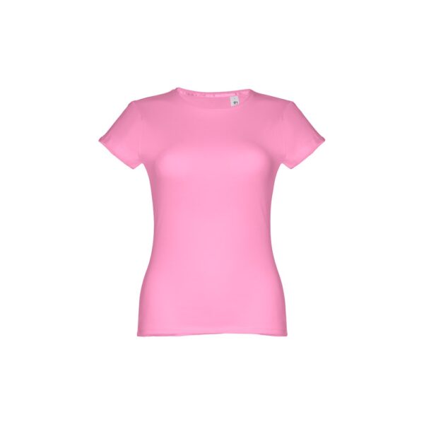 THC SOFIA. Tailliertes Damen-T-Shirt - hellrosa, XXL