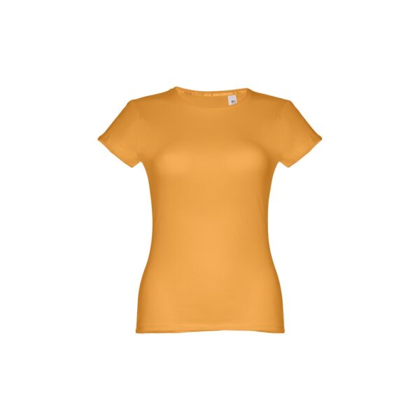 THC SOFIA. Tailliertes Damen-T-Shirt - Dunkelgelb, XXL