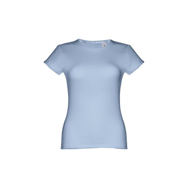 THC SOFIA. Tailliertes Damen-T-Shirt - Pastellblau, XXL