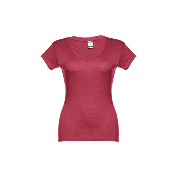 THC ATHENS WOMEN. Damen T-shirt - Rot melliert, XXL