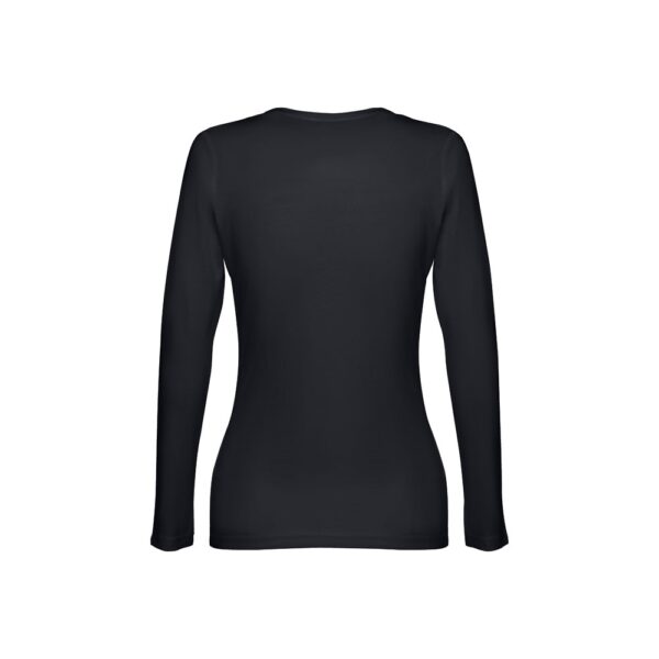 THC BUCHAREST WOMEN. Langärmeliges tailliertes T-Shirt für Frauen aus Baumwolle