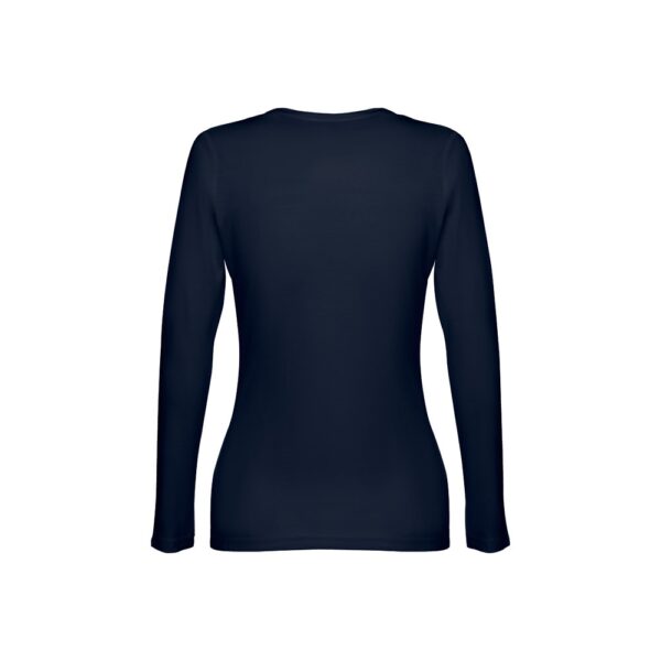 THC BUCHAREST WOMEN. Langärmeliges tailliertes T-Shirt für Frauen aus Baumwolle