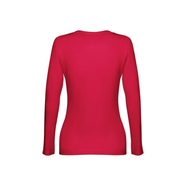 THC BUCHAREST WOMEN. Langärmeliges tailliertes T-Shirt für Frauen aus Baumwolle