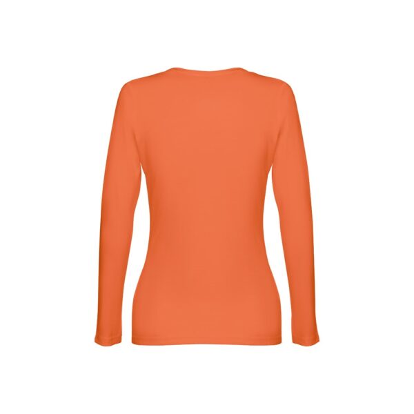 THC BUCHAREST WOMEN. Langärmeliges tailliertes T-Shirt für Frauen aus Baumwolle