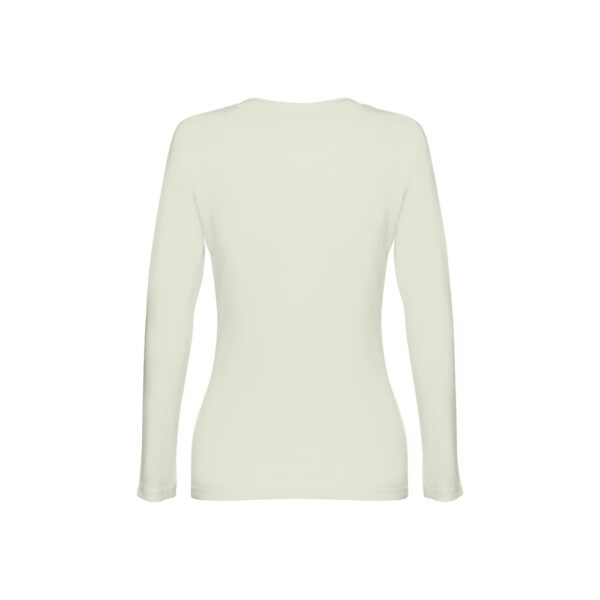 THC BUCHAREST WOMEN. Langärmeliges tailliertes T-Shirt für Frauen aus Baumwolle