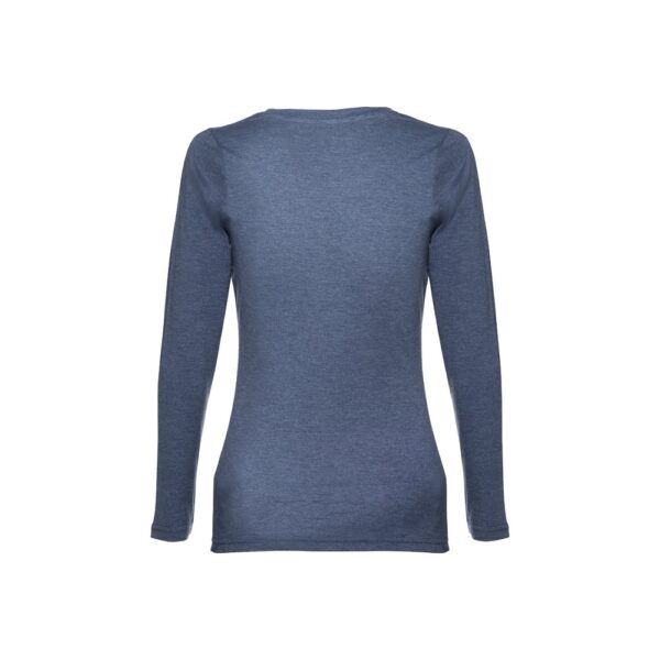 THC BUCHAREST WOMEN. Langärmeliges tailliertes T-Shirt für Frauen aus Baumwolle