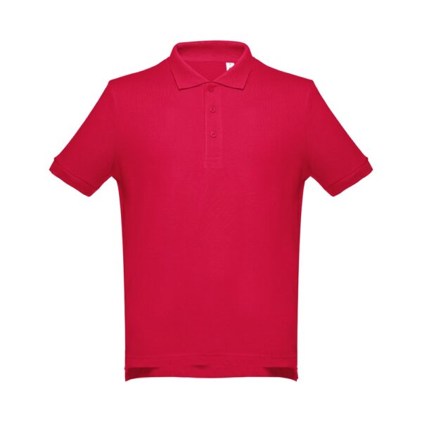 THC ADAM. Kurzarm-Poloshirt aus Baumwolle für Herren - rot, XXL