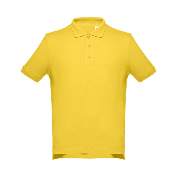 THC ADAM. Kurzarm-Poloshirt aus Baumwolle für Herren - gelb, XXL