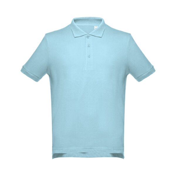 THC ADAM. Kurzarm-Poloshirt aus Baumwolle für Herren - hellblau, XXL