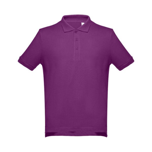 THC ADAM. Kurzarm-Poloshirt aus Baumwolle für Herren - Violett, XL