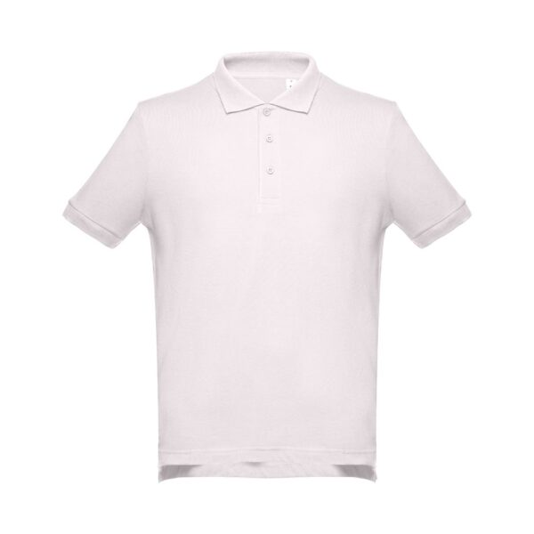 THC ADAM. Kurzarm-Poloshirt aus Baumwolle für Herren - Pastellrosa, XXL