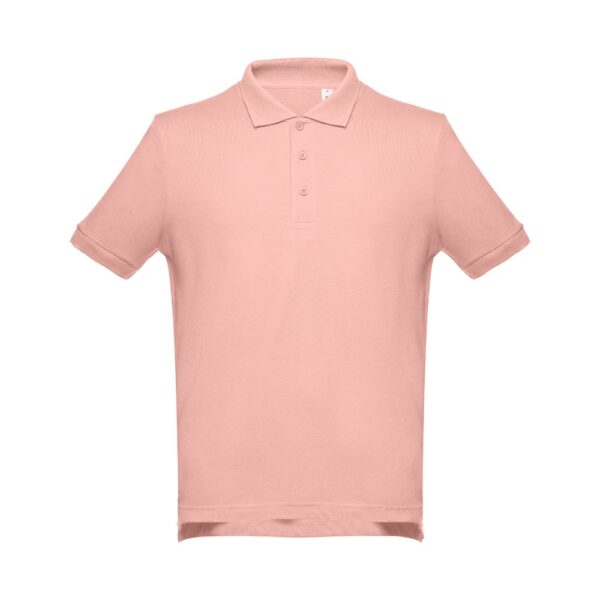 THC ADAM. Kurzarm-Poloshirt aus Baumwolle für Herren - Lachs, XXL