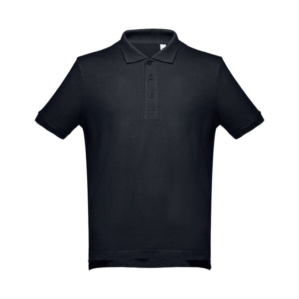 THC ADAM. Kurzarm-Poloshirt aus Baumwolle für Herren - Nachtblau, XXL
