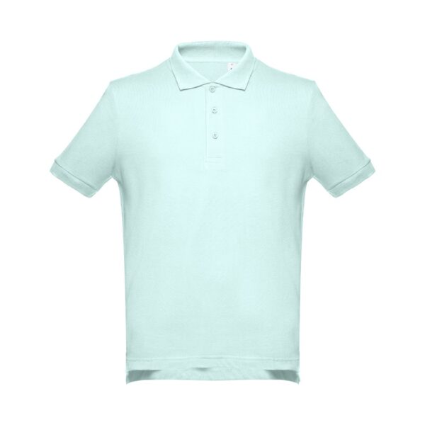 THC ADAM. Kurzarm-Poloshirt aus Baumwolle für Herren - Menthol grün, XXL