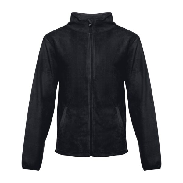 THC HELSINKI. Herren-Fleecejacke aus Polyester - schwarz, XXL