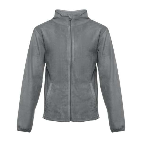 THC HELSINKI. Herren-Fleecejacke aus Polyester - grau, XXL