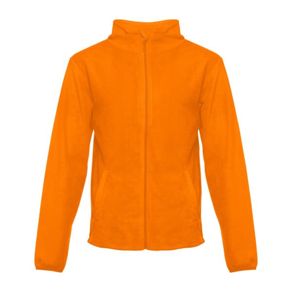 THC HELSINKI. Herren-Fleecejacke aus Polyester - orange, M