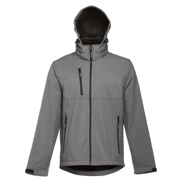 THC ZAGREB. Herren-Softshell-Jacke aus Polyester und Elastan