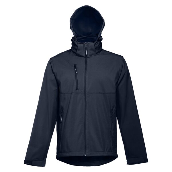 THC ZAGREB. Herren-Softshell-Jacke aus Polyester und Elastan