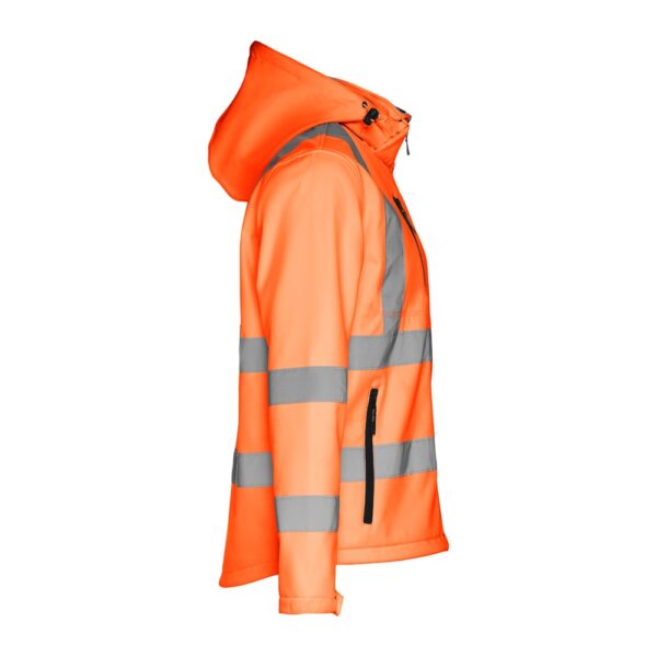 THC ZAGREB WORK. Softshell-Jacke mit hoher Sichtbarkeit (Unisex)