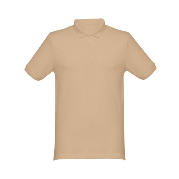THC MONACO. Herren Poloshirt - hellbraun, XXL