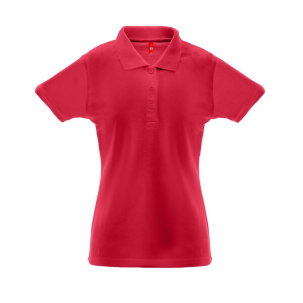 THC BERLIN WOMEN. Damen Poloshirt - rot, XXL
