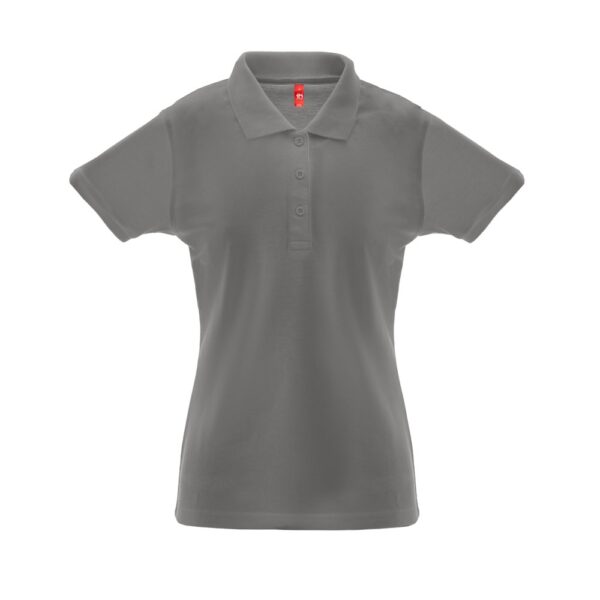 THC BERLIN WOMEN. Damen Poloshirt - grau, XXL
