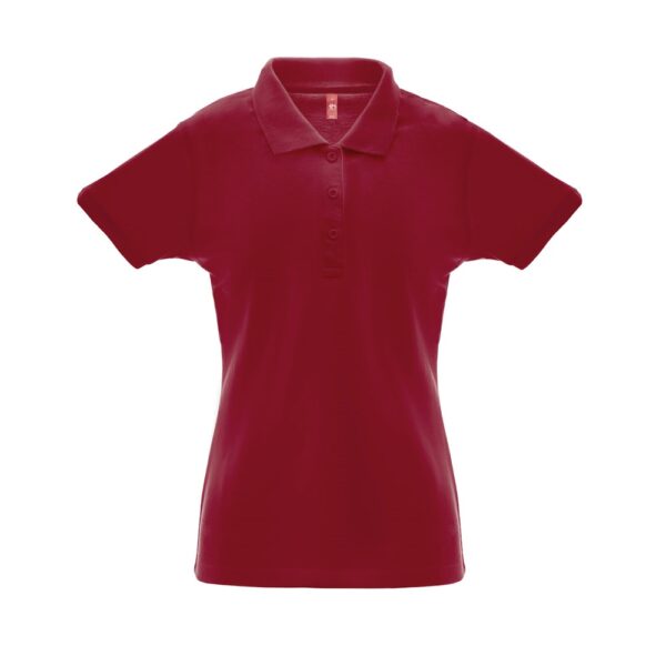 THC BERLIN WOMEN. Damen Poloshirt - Burgunder, XXL