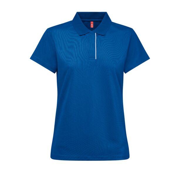 THC DYNAMIC WOMEN. Technisches Poloshirt für Damen - Königsblau, XXL