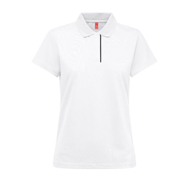 THC DYNAMIC WOMEN WH. Technisches Poloshirt für Damen - weiss, XXL