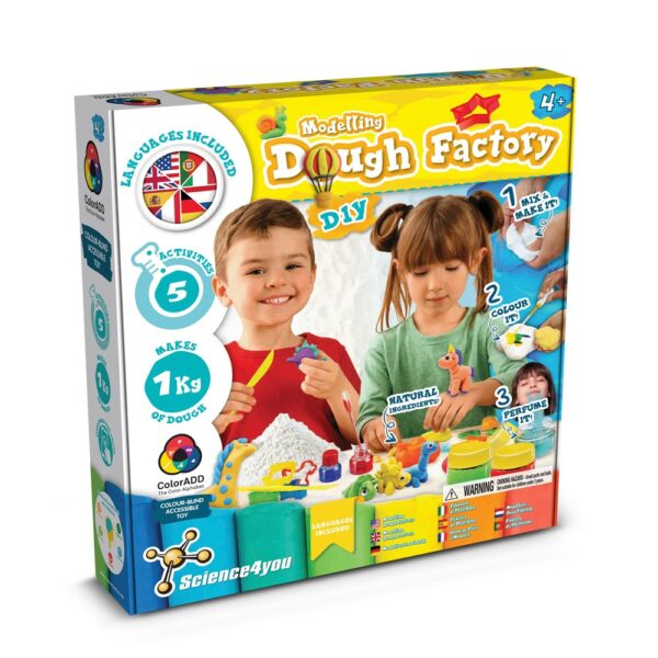 Modeling Dough Factory Kit III. Lernspiel lieferung inklusive einer kraftpapiertasche (100 g/m²) - weiss