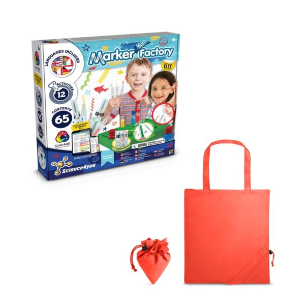 DIY Pen Factory Kit II. Lernspiel lieferung inklusive einer faltbaren geschenktasche aus 190T - rot