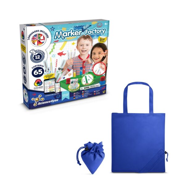 DIY Pen Factory Kit II. Lernspiel lieferung inklusive einer faltbaren geschenktasche aus 190T - Königsblau