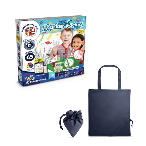 DIY Pen Factory Kit II. Lernspiel lieferung inklusive einer faltbaren geschenktasche aus 190T - dunkelblau